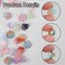 100pcs Glass Flower Beads – Mixed Colors, Cute Kandi Charms, Crystal Trumpet and Bell Beads for Jewelry Making and Bracelets